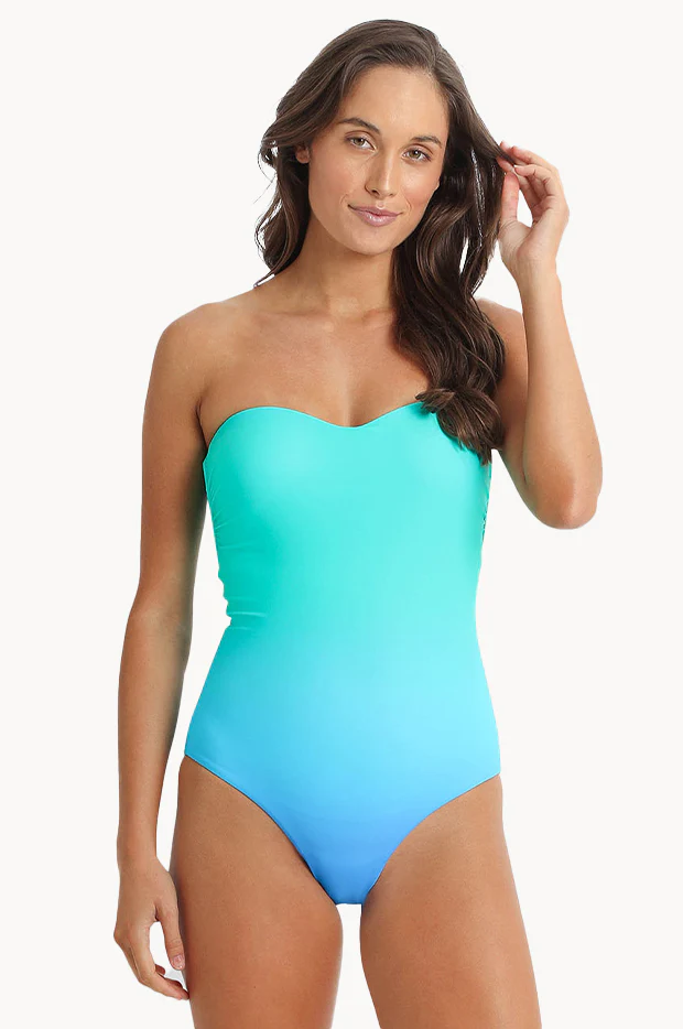 Majestic D/DD Cup Bandeau One Piece - Image 2