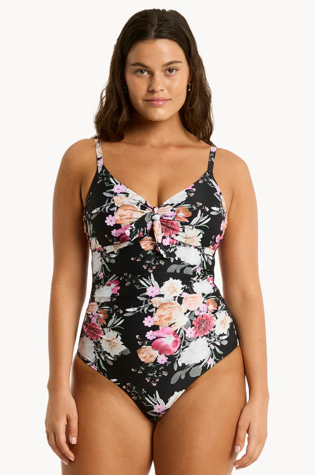 Belle DD/E Cup Tie Front One Piece - Image 2