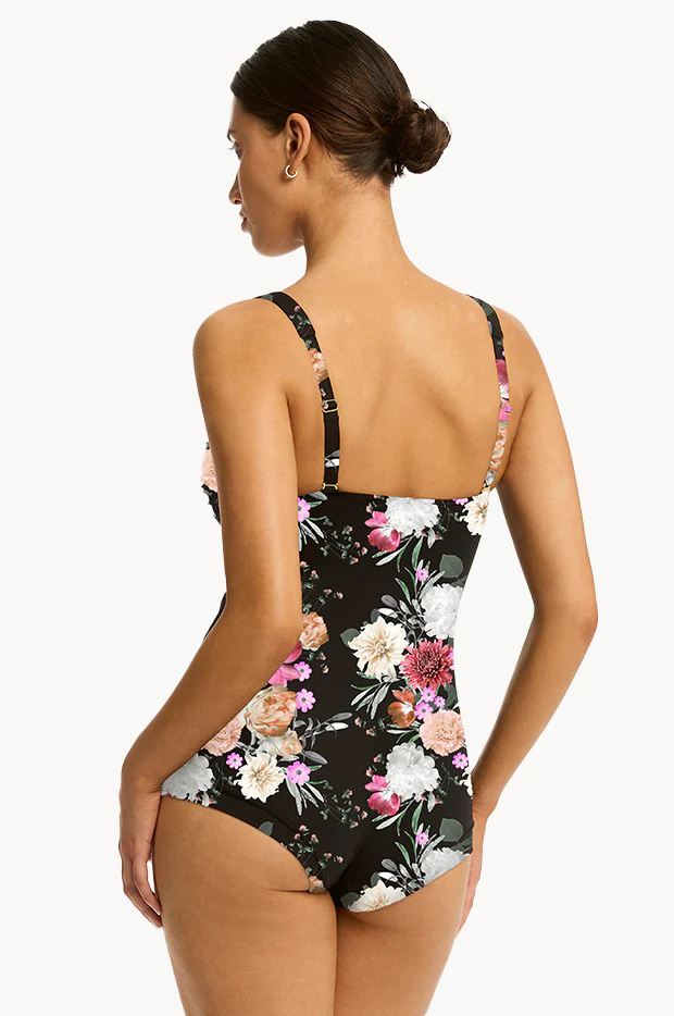 Belle Twist Front Boyleg One Piece - Image 3