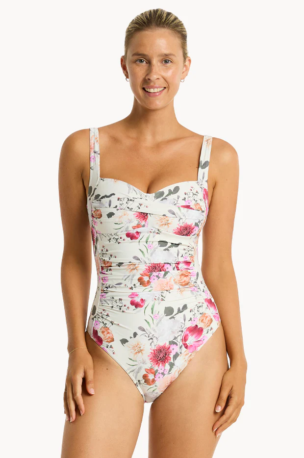 Belle Twist Front One Piece