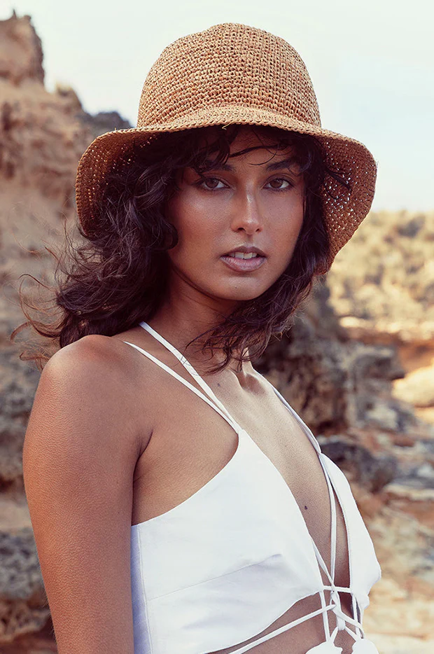 Oodnadatta Raffia Bucket Fedora - Image 4