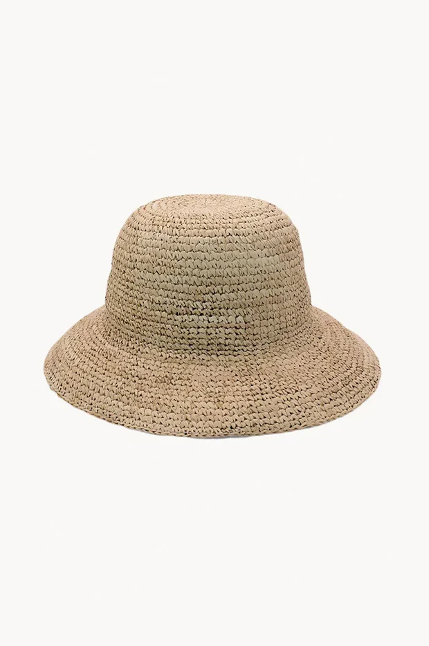 Oodnadatta Raffia Bucket Fedora
