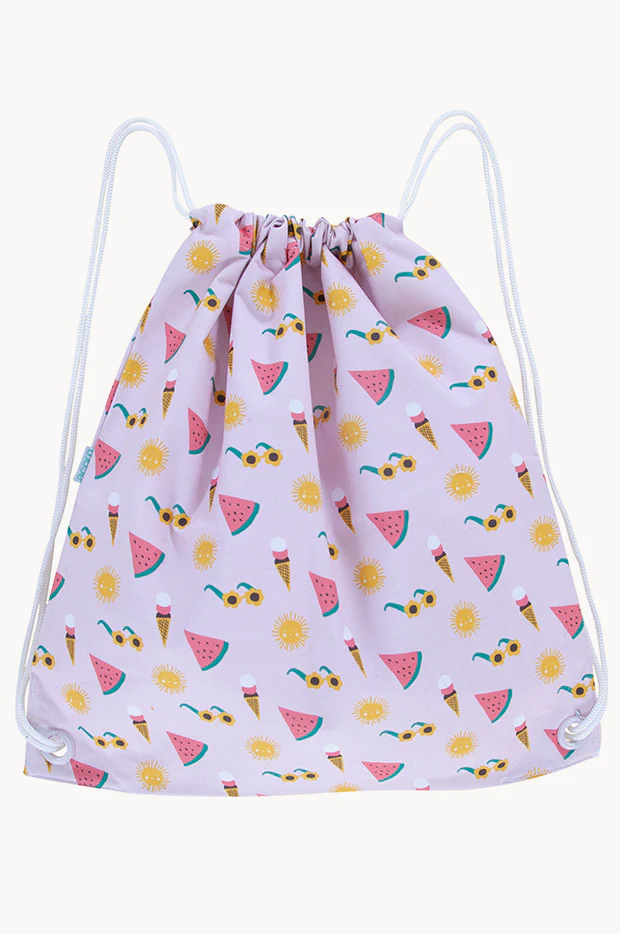 Beach Days Draw String Swim Bag - Image 2