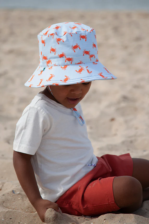 Boys Crab Bucket Swim Hat - Image 3
