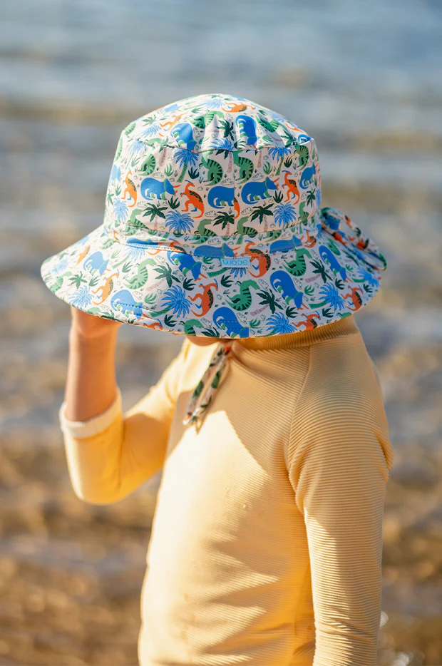 Boys Prehistoric Swim Bucket Hat - Image 3