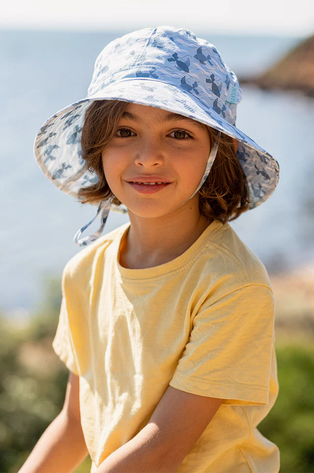 Boys Swimming Fish Bucket Hat - Image 3