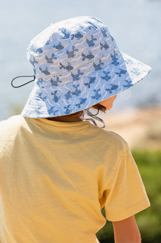 Boys Swimming Fish Bucket Hat - Image 4