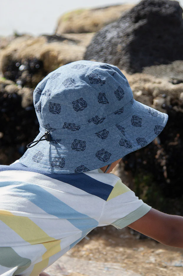 Boys Tiger Face Bucket Hat - Image 3