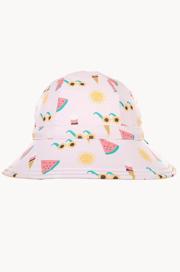 Girls Beach Days Swim Hat - Image 4