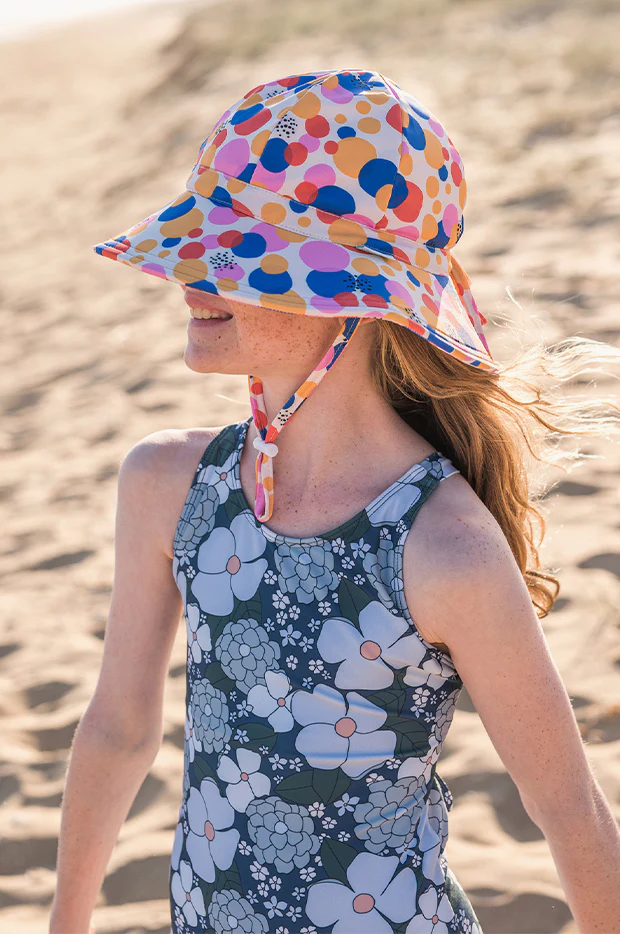 Girls Confetti Swim Hat - Image 3