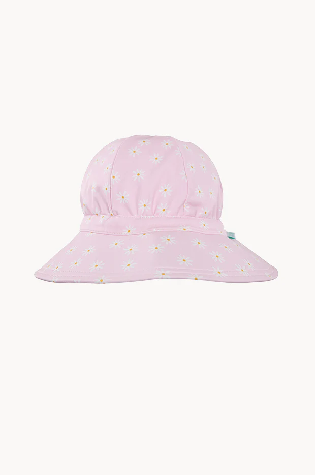 Girls Daisy Fields Wide Brim Swim Hat - Image 2