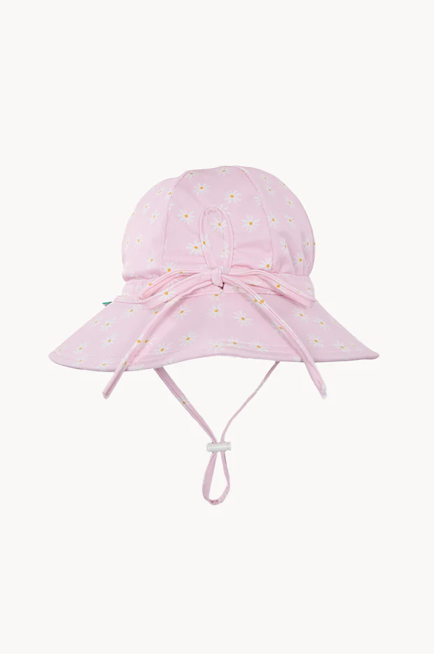 Girls Daisy Fields Wide Brim Swim Hat - Image 3