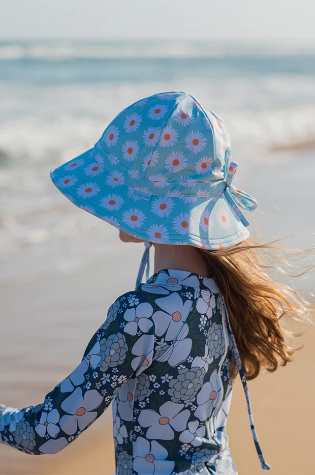 Girls Daisy Swim Hat - Image 4