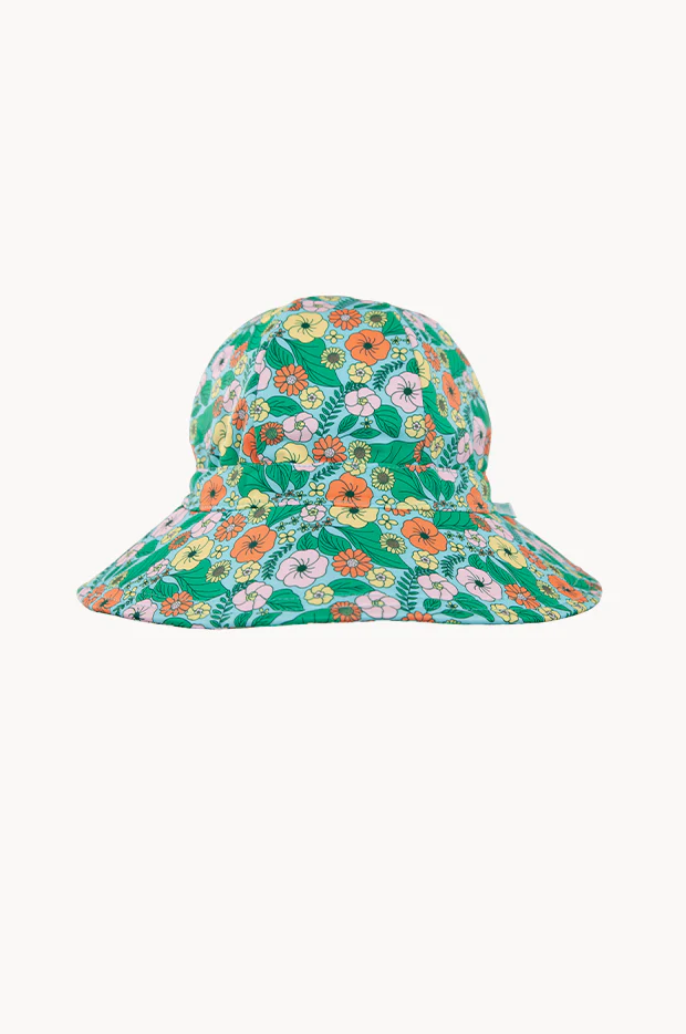 Girls Eden Wide Brim Swim Hat - Image 2