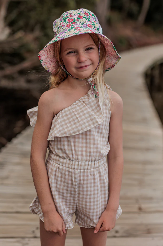 Girls Flora Bucket Hat - Image 3