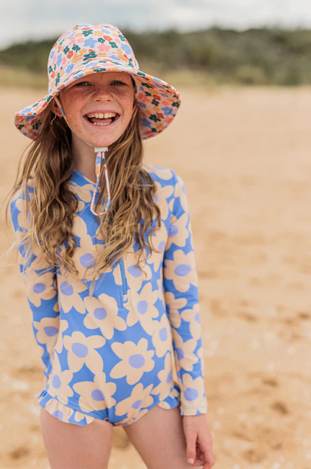 Girls Flower Fields Swim Hat - Image 4