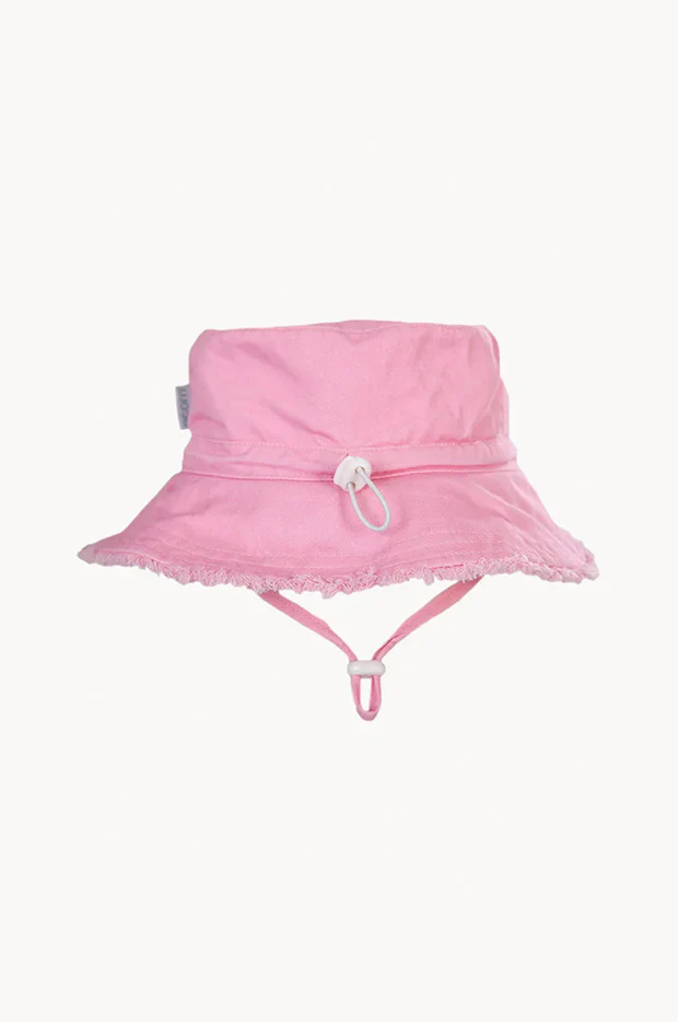 Girls Frayed Bucket Hat - Image 3