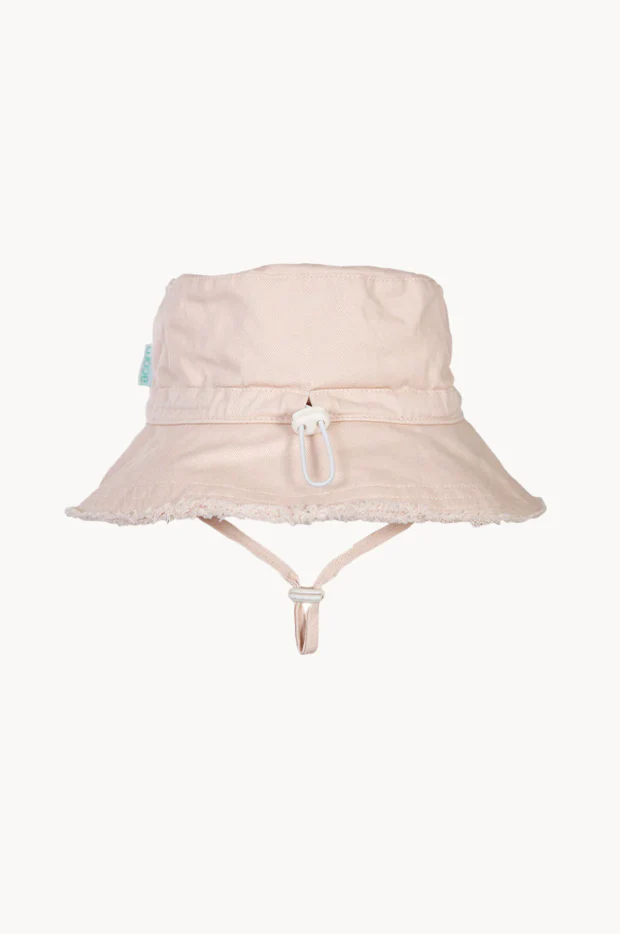 Girls Frayed Bucket Hat - Image 2