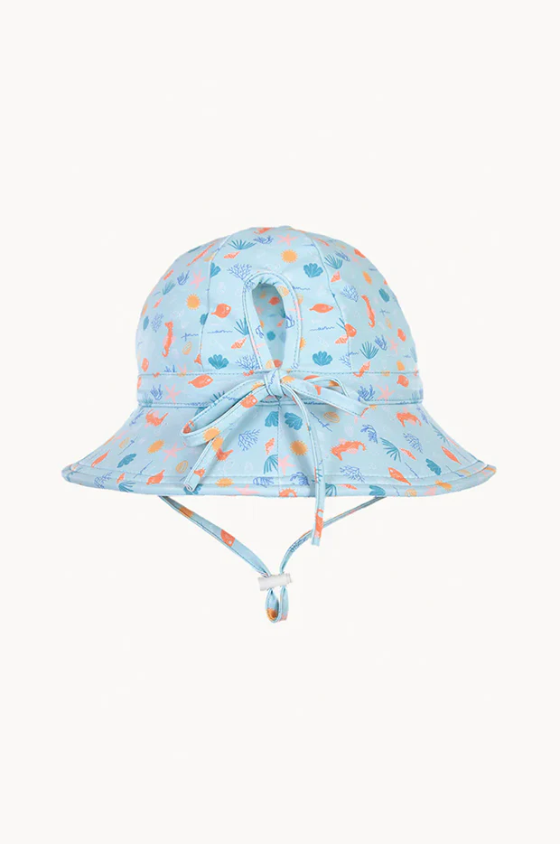Girls Tropical Reef Swim Hat - Image 2