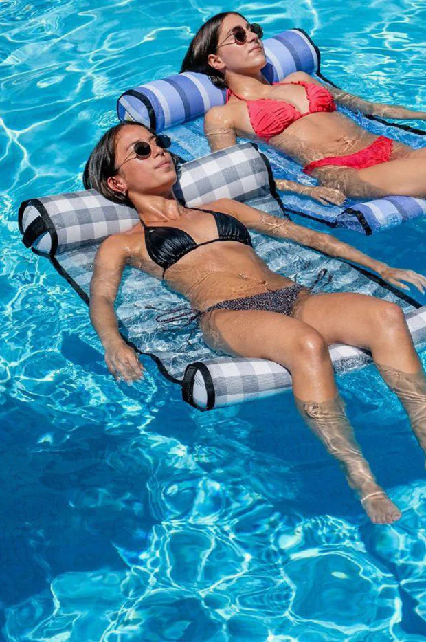 Gingham Style Water Hammock