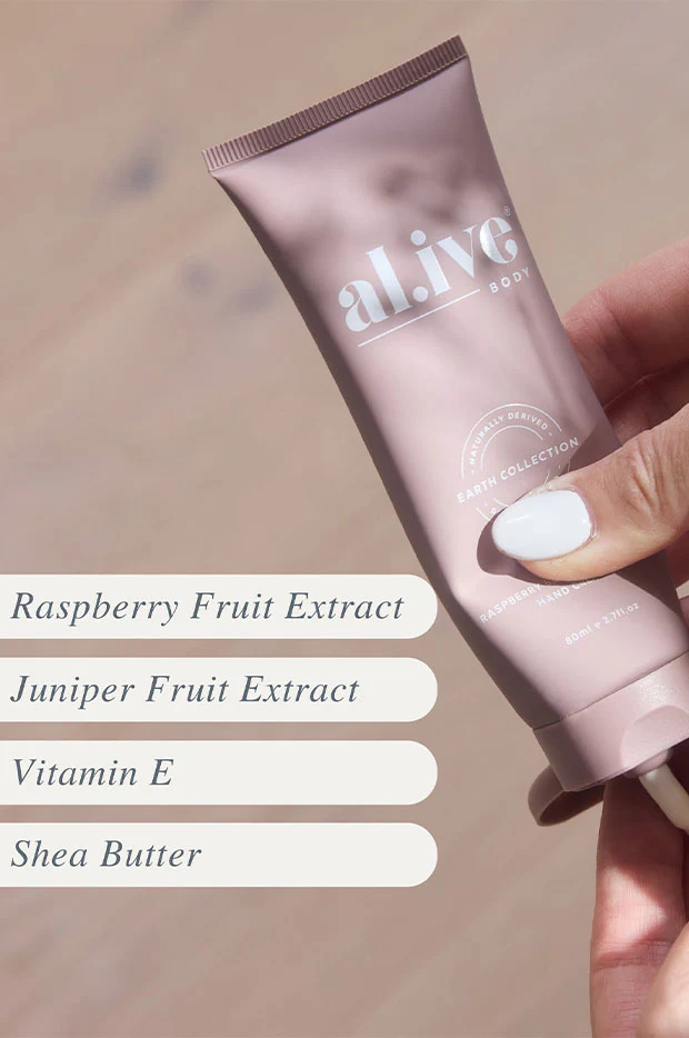 Raspberry Blossom Hand Cream 80ml - Image 3