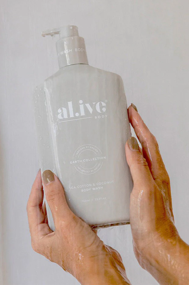 Sea Cotton & Coconut Body Wash 750ml - Image 6