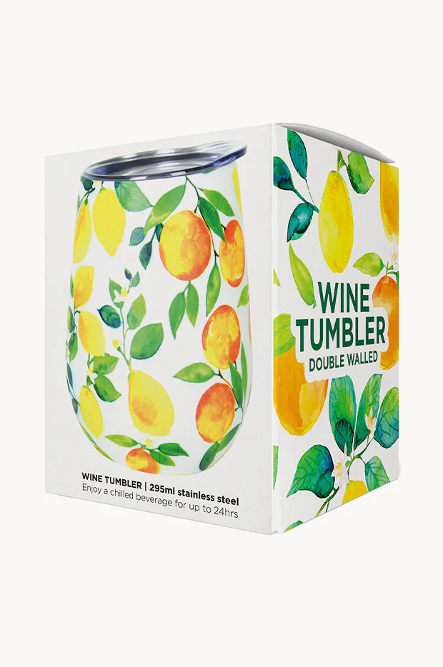 Amalfi Citrus Wine Tumbler 295ml - Image 2