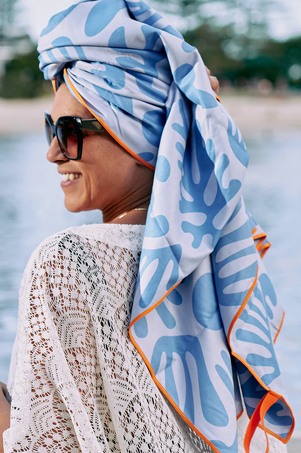 Blue Coral Sand Free Towel - Image 3