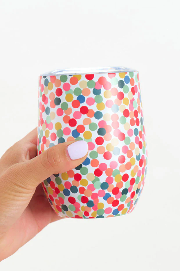 Confetti Wine Tumbler 350ml - Image 4