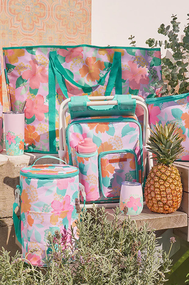 Hibiscus Barrel Cooler Bag - Image 2