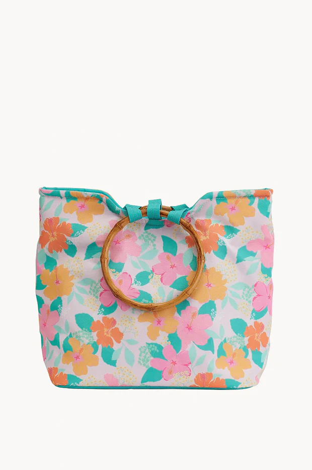 Hibiscus Insulated Tote Bag