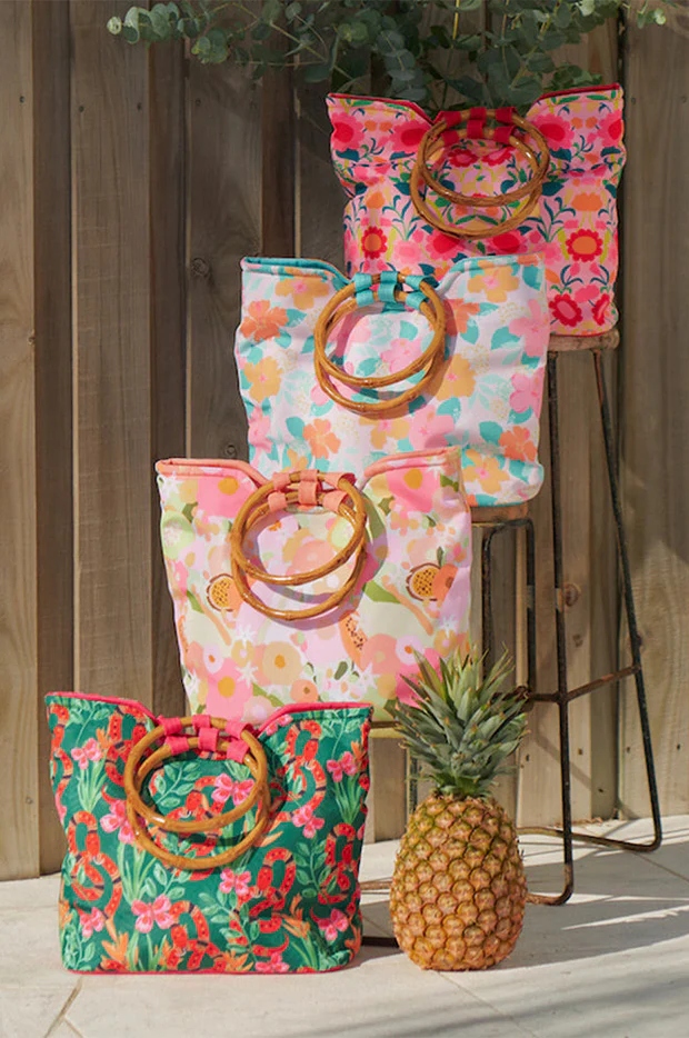 Hibiscus Insulated Tote Bag - Image 2