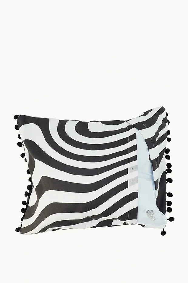 Hypnotic Swirl Beach Pillow - Image 3