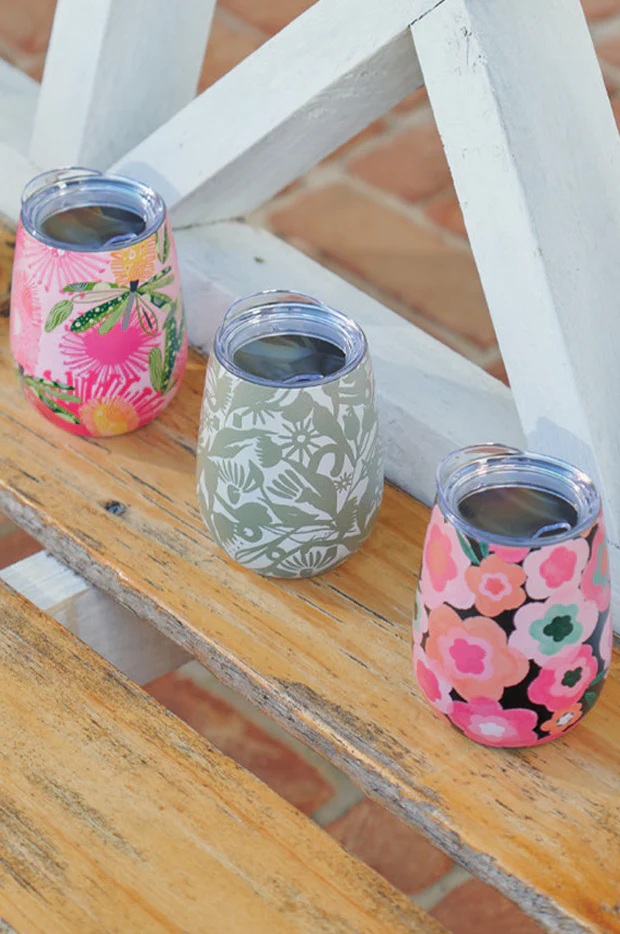 Midnight Blooms Wine Tumbler 295ml - Image 2