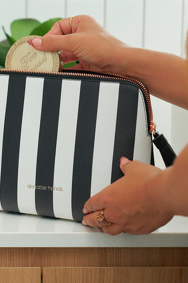 Stripe Large Vanity Bag - Image 2