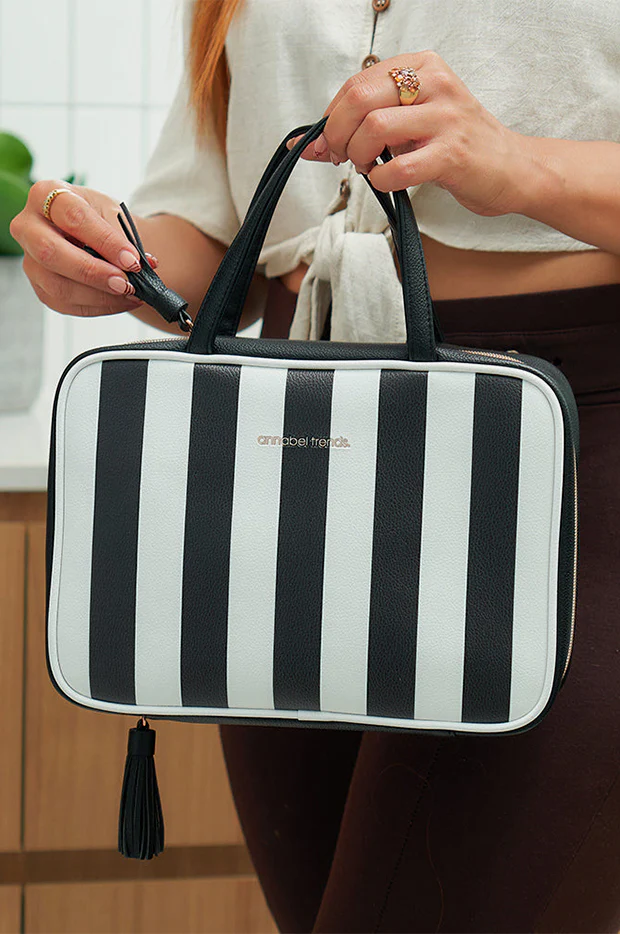 Stripe Toiletries Bag - Image 3