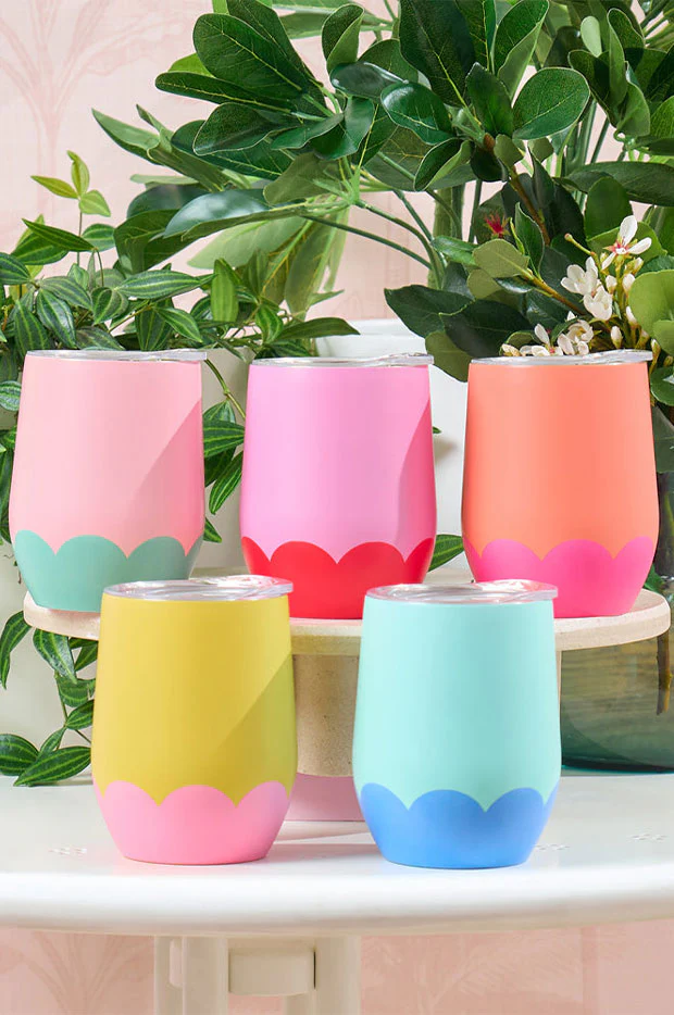 Wave Stainless Wine Tumbler 350ml - Image 2