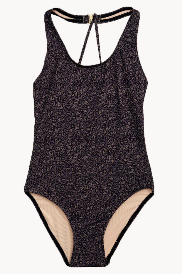 Girls Ocelot Cross Back One Piece