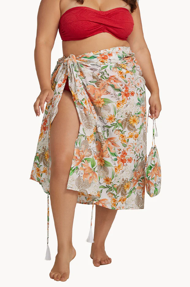 La Dolce Vita Beach Sarong With Bag