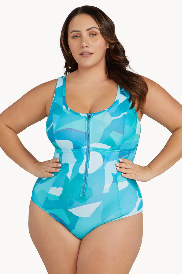 Natare Fly Fuseli Zip Front One Piece