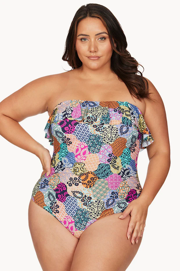 Salmagundi Vermeer Frill Bandeau One Piece - Image 2