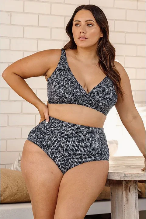 Zig Zag Delacroix Cross Front Bra - Image 3