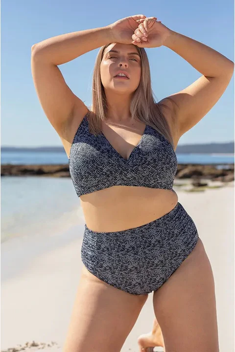 Zig Zag Delacroix Cross Front Bra - Image 5