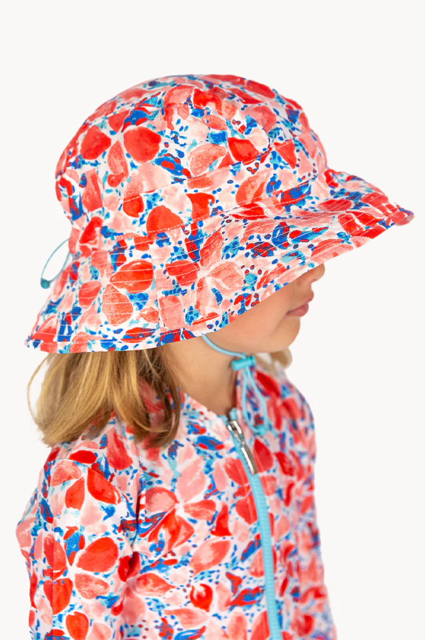 Girls Coral Sunhat - Image 3