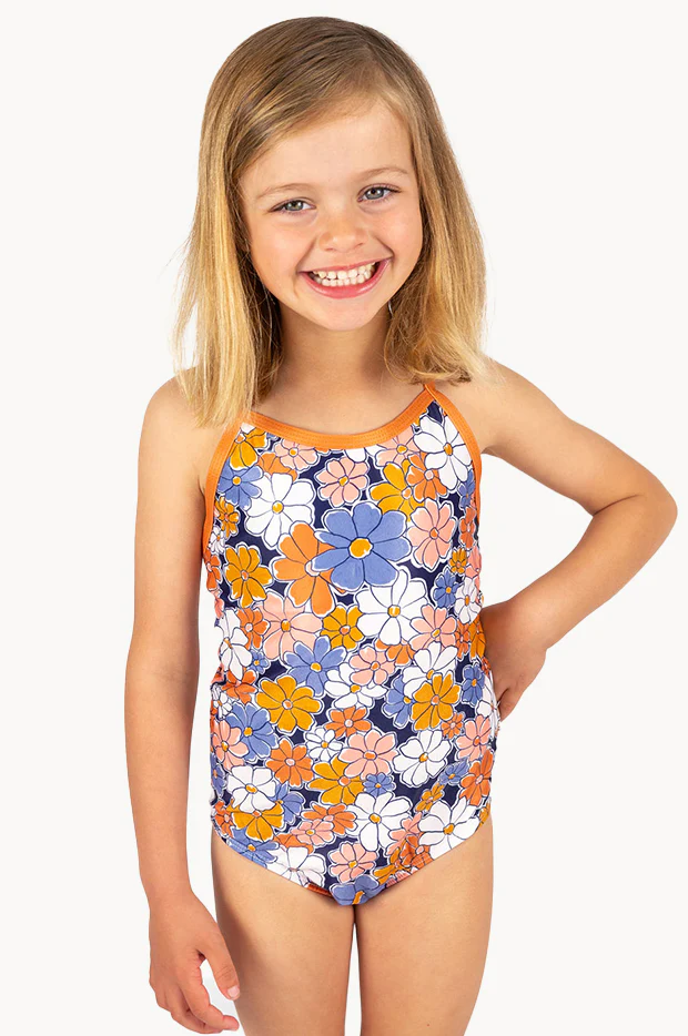 Girls Flower Power One Piece - Image 3