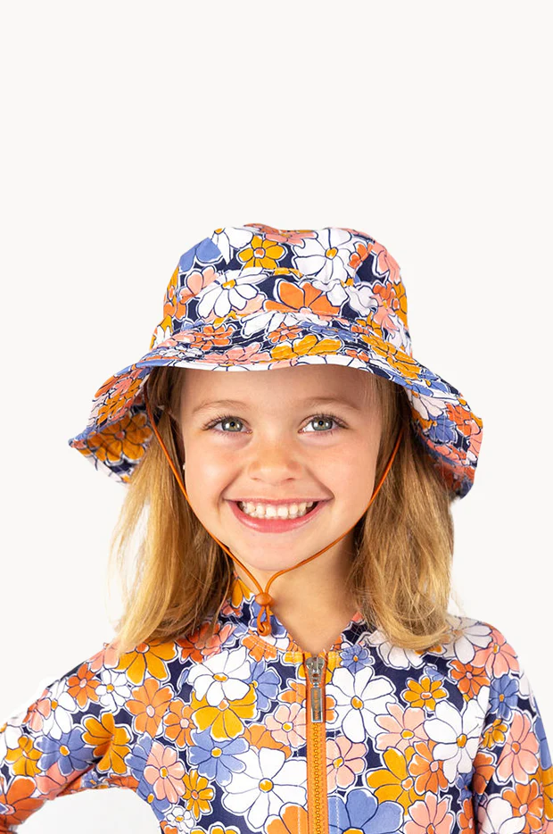 Girls Flower Power Sunhat - Image 3