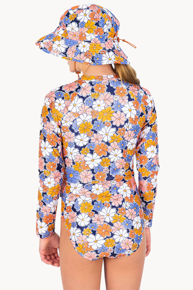 Girls Flower Power Sunsuit - Image 2