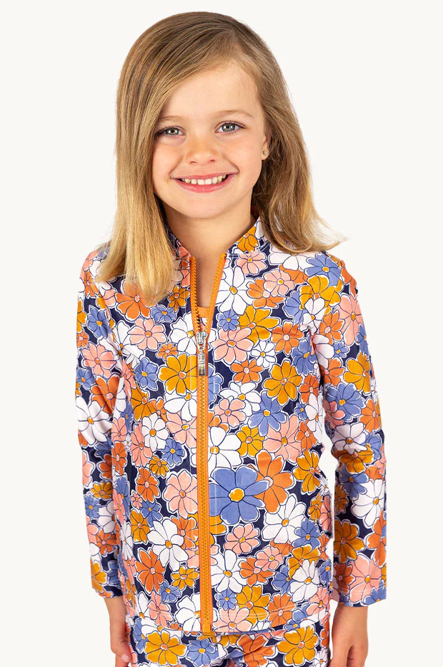 Girls Flower Power Suntop