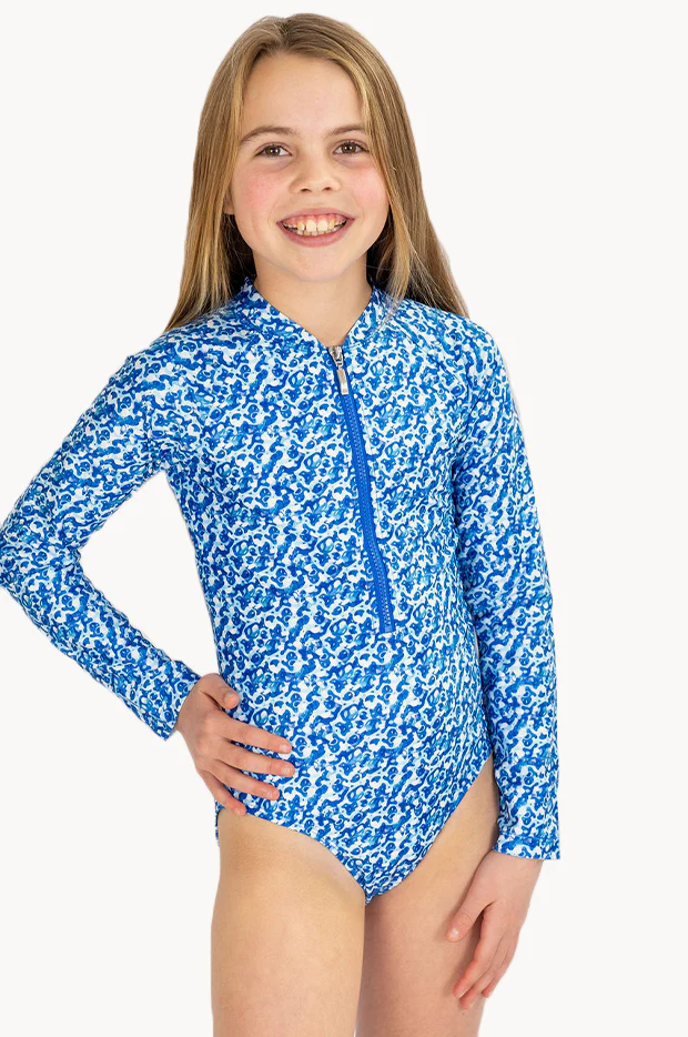 Girls Summer Blues Sunsuit