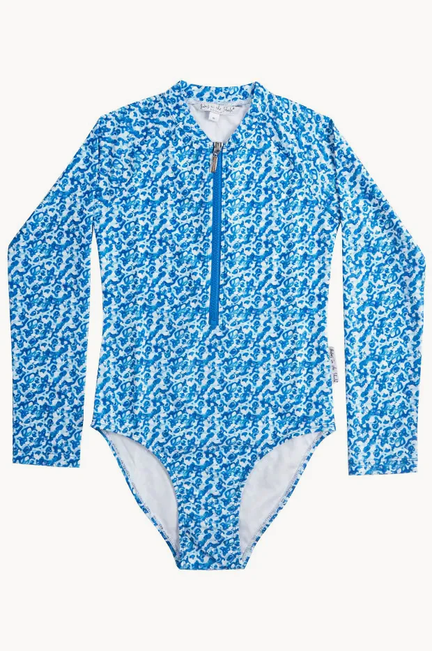 Girls Summer Blues Sunsuit - Image 3